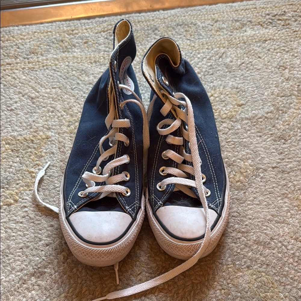 Converse Navy Blue High-Top Sneakers